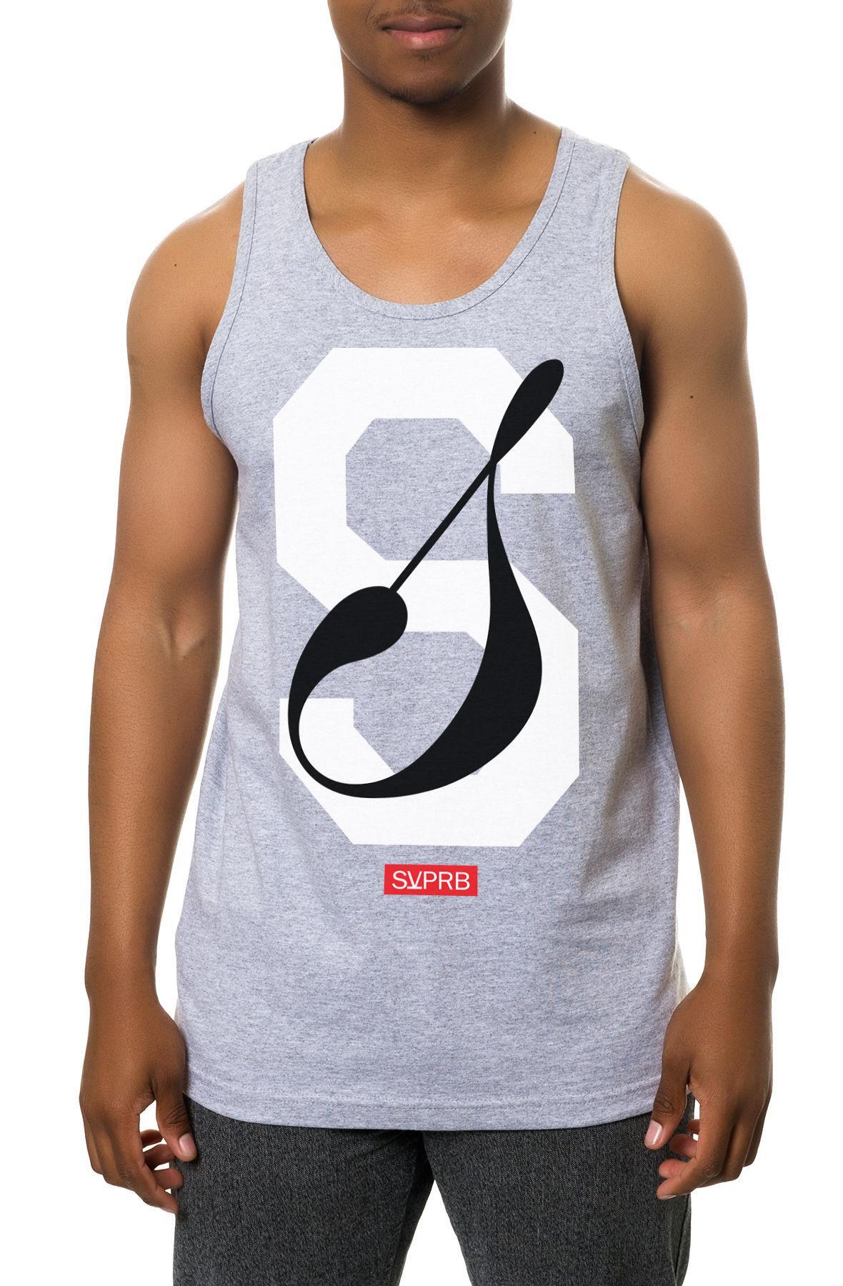 The C Notes Tank Top in Heather Grey