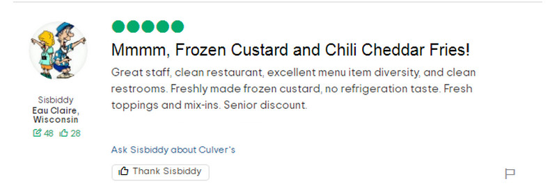 Culvers Senior Discount 