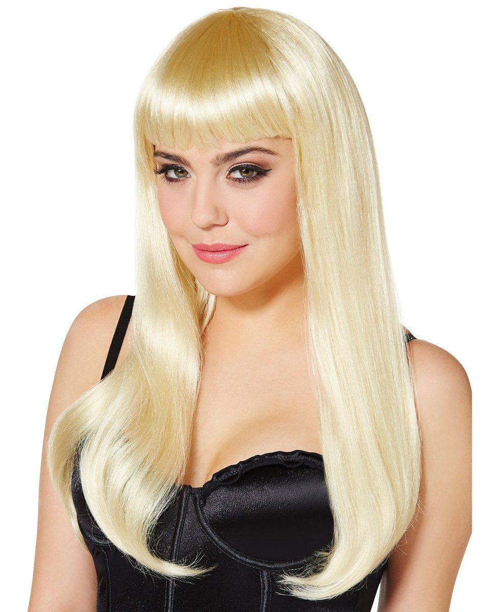 Long Blonde Wig With Bangs by Spirit Halloween