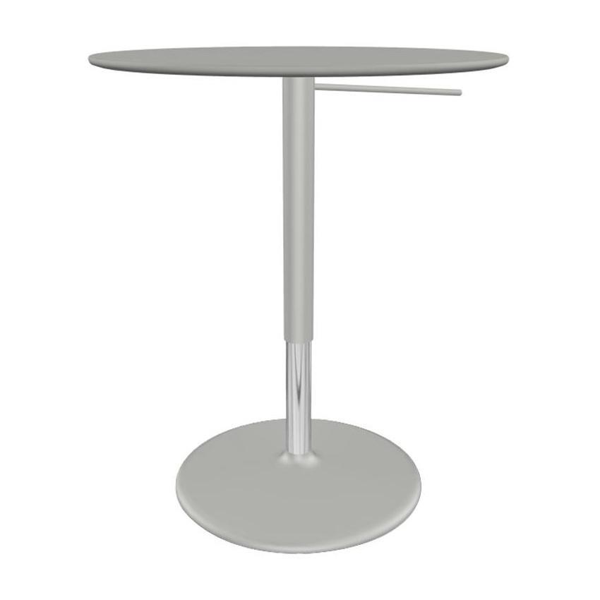 Arper - Pix 3050 Beistelltisch - grau/Tischplatte MDF grau/H 48/72cm,  50cm/Gestell grau