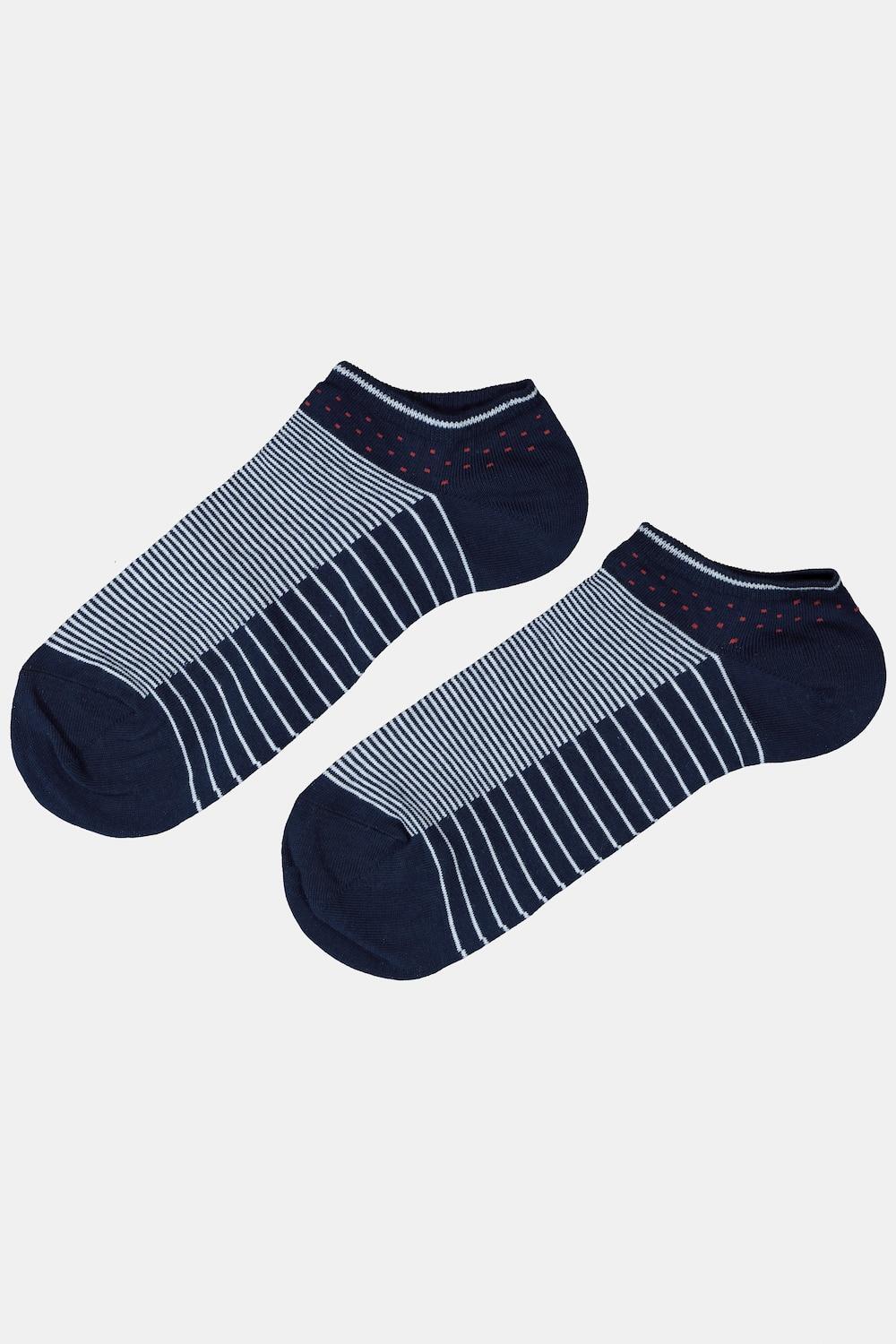 Stripe Dot Low Cut Stretch Socks
