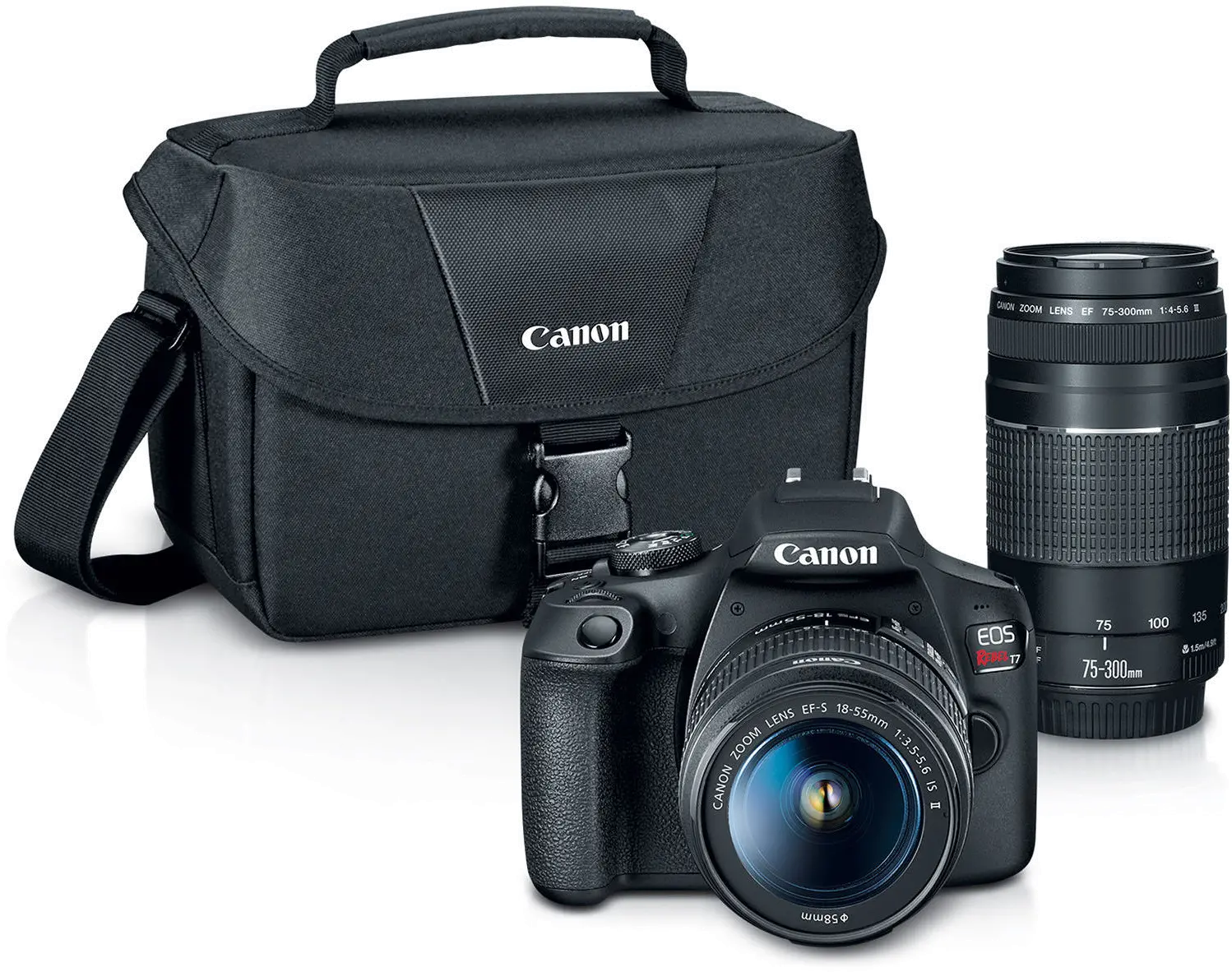 Canon EOS Rebel T7 Camera and Double Zoom Lens Kit