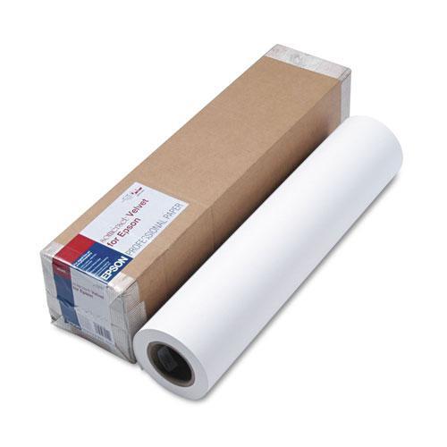 Epson Somerset Velvet Paper Roll, 24" x 50 ft, White