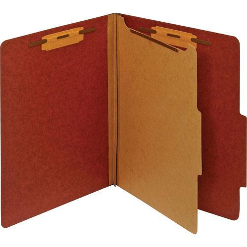 TOPS Classification Folder, 1 Partition, Letter, Red