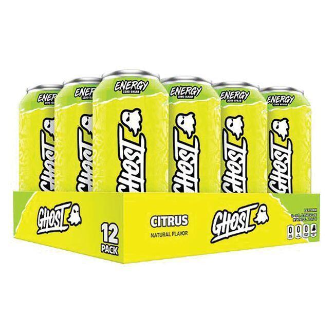 Ghost Zero Sugar Energy Drink - Citrus Vitamin 12 Packs