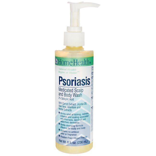 Home Health Psoriasis Medicated Scalp & Body Wash 8 fl oz Liquid
