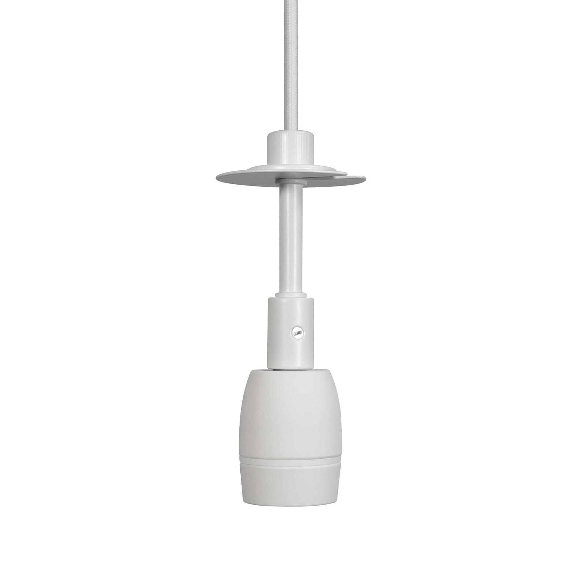 Collection - Lamp Suspension with Canopy - wei/L x  300x10cm/E27/60W/220-240V 50/60Hz