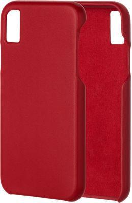 Barely There Leather Case for iPhone XS Max - Cardinal