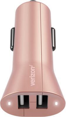 Car Charger with Dual Ports - Rose Gold