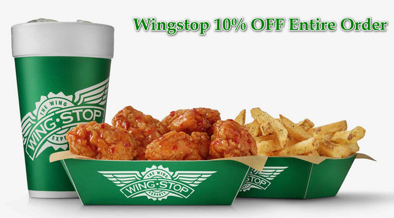 Wingstop Promo Code 10 OFF Entire Order 