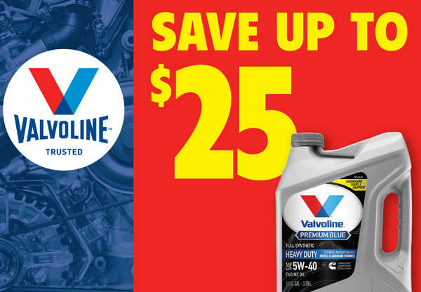 Valvoline Coupon $25 OFF Policy