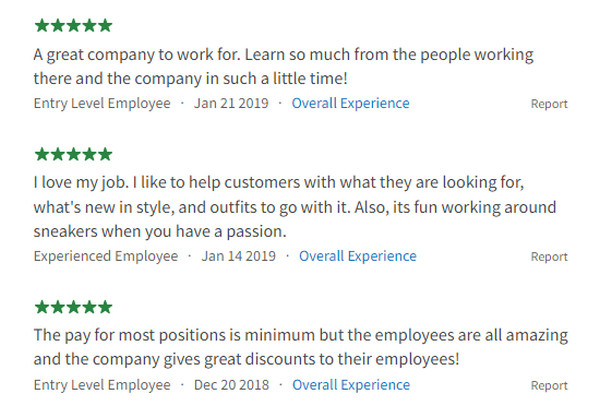 Foot Locker Employee Reviews