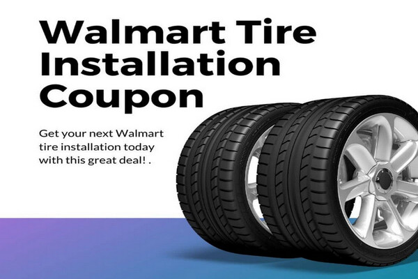 Walmart Tire installation coupon