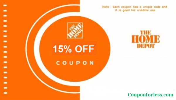 Home Depot 15% OFF Coupon Moving