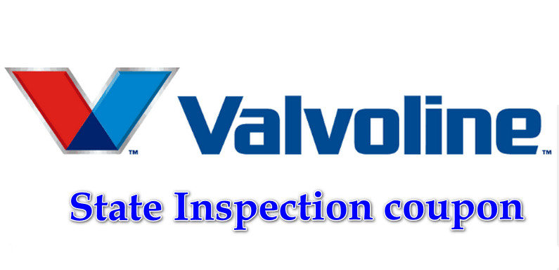 Valvoline State Inspection coupon
