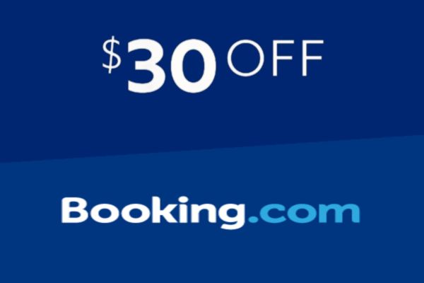 Booking com $30 off