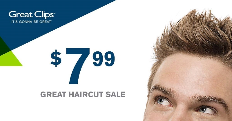 great clips 7.99 haircut sale