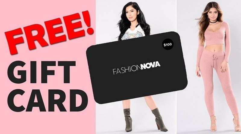 Fashion Nova Gift Card Free 