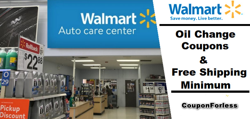 Walmart Oil Change Printable Code