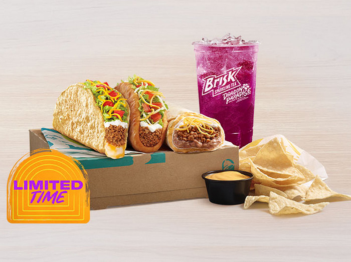 Taco Bell $7 deluxe cravings box