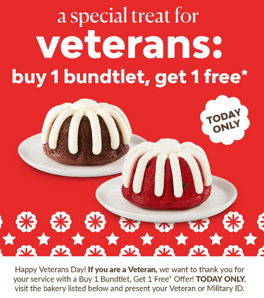  Nothing Bundt Cakes Military Discount