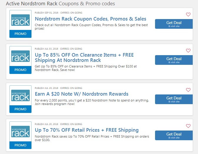 Nordstrom Rack Coupon Code 20 OFF+ Free Shipping Discount
