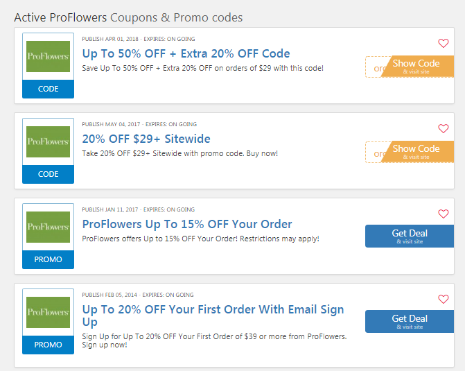 1 800 Proflowers Coupon Code - Flowers List