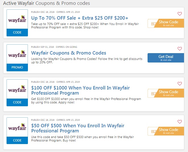 Wayfair Coupon Code 20% Off Any Order 2021 - Home - wide 11
