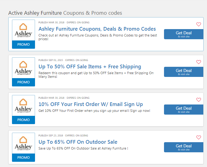 Ashley Furniture 100 Off Coupon For Clearance Sales 2020