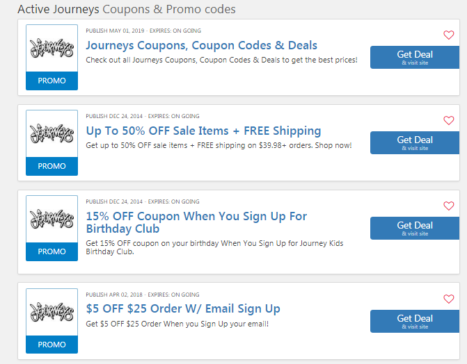 Journeys Coupon Code 10 Off 15 Off Promo Code 2020