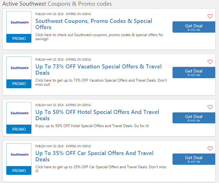 Southwest Airlines 50 Off Promo Code 50 Off Riu Hotels
