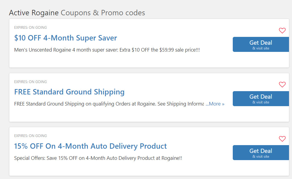 10 Rogaine Printable Coupons 15 OFF Discount & Promo Code