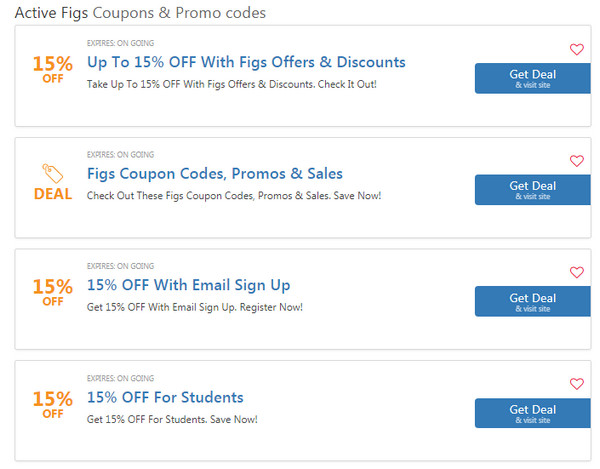 Figs 20 OFF Code 2020 15 OFF First Order & Discount Code