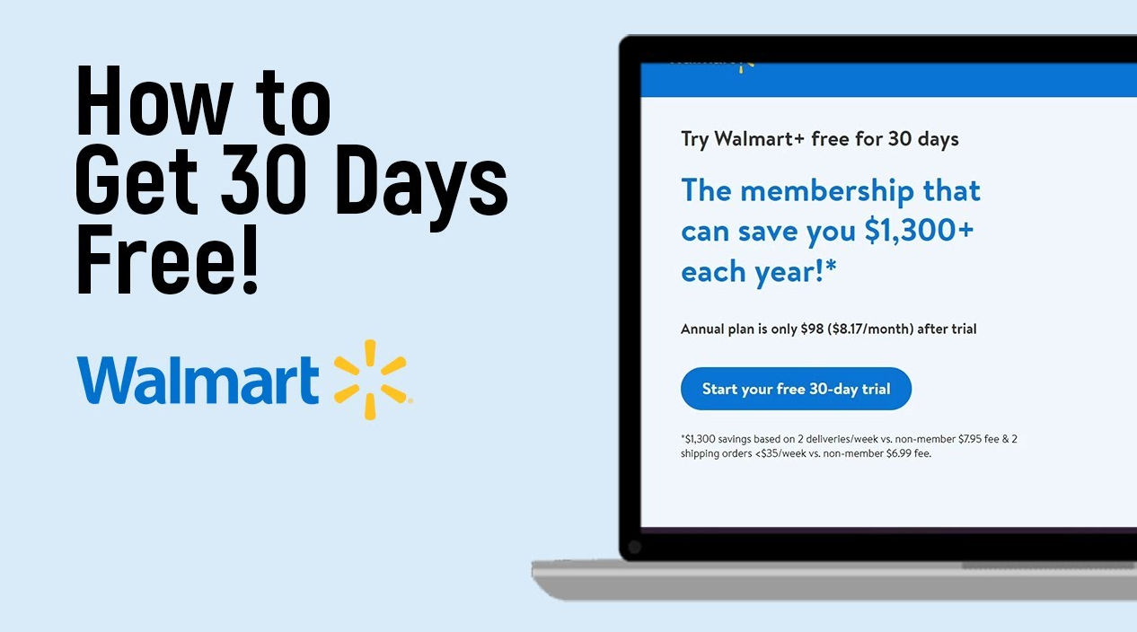 Walmart 30 Day Free Trial